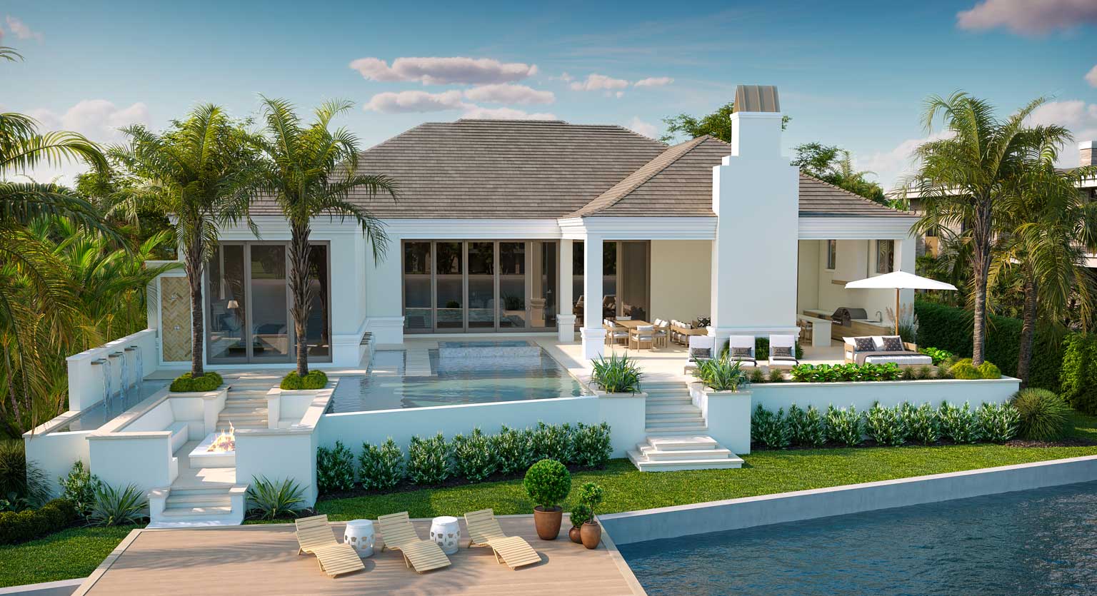 Custom Luxury Homes for Sale in Park Shore - 310 Pirates Bight | Borelli Construction of Naples